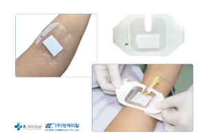 băng gạc cố định kim luồn